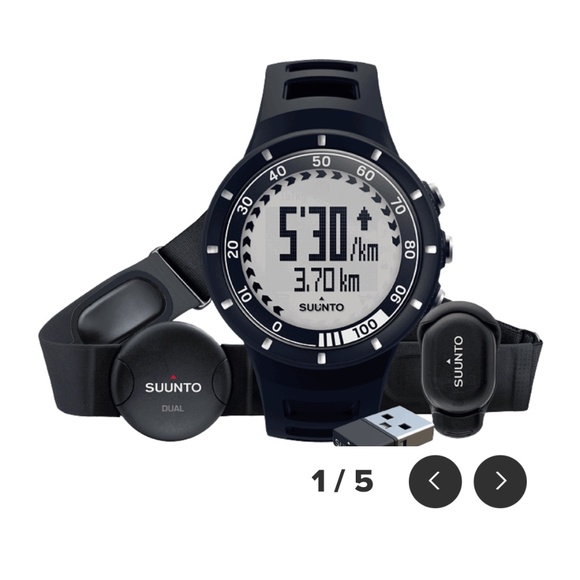Suunto Black Digital Sports Watch - Picture 1 of 3